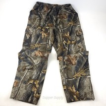Field &amp; Stream Realtree Camo Hunting Pants Sz L Drawstring Waist Cargo - $34.64