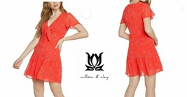 WILLOW &amp; CLAY Womens Red Heart Dress Coral Size Large $110 - NWT - £14.14 GBP