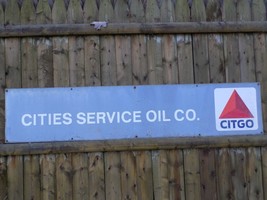 Vintage Citgo Cities Services Oil Co. Sign - $6,596.14 MXN