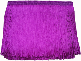Lauthen.S 10 Yards of 6&quot; Chainette Fringe Trim Tassel Sewing Trim for DIY Craft - £18.04 GBP
