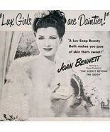 1947 Lux Toilet Soap Joan Bennett Advertisement Beauty Movie Star DWPP21 - €21,45 EUR