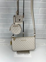 Michael Kors JST Small Crossbody With Tech Attach - Light Cream Multi - £143.05 GBP