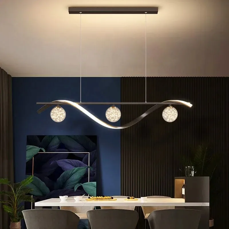 Nordic Glass Ball Pendant Light Home Decor for Dining Living Room Kitche... - $146.09+