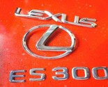 2002-2004 LEXUS ES300 REAR TRUNK LID CHROME EMBLEM LOGO BADGE SYMBOL SET... - $22.49