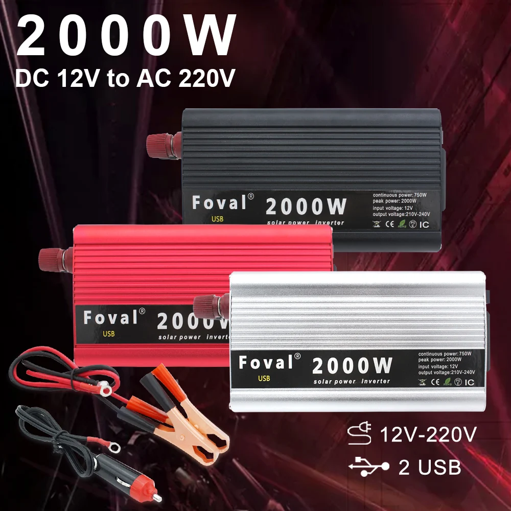  inverter transformer dc 12v to ac 220v auto converter modified sine wave and cigarette thumb200