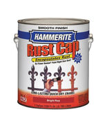 Hammerite Rust Cap Smooth Finish BRIGHT RED Paint ONE GALLON 46210 - $187.44