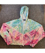 Nike Womens Windrunner Cropped Floral Hoodie Jacket Zip Up Tropical M CT... - $17.70