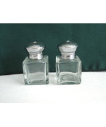 Vintage Individual Glass Salt and Pepper Shakers, Miniature Salt and Pep... - £6.26 GBP