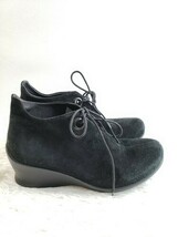 Wolky Hope Pombai Sz EU37/ US7M Suede Wedge Lace Up Ankle Booties Women&#39;s  - $182.19 MXN