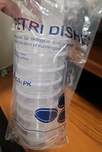 9 Petri Dishes 60mm X 15mm New - $4.94