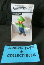 World of Nintendo Luigi 2.5” action Figure Super Mario Bros Jakks Pacifi... - $14.06