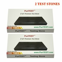 2 JSP 2&#39;&#39;x4&#39;&#39; Scratch Stones  + 1 bottle of Silver JSP test solution - £9.33 GBP