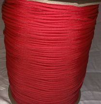 NEW Red 550 Cord Paracord Nylon Paraline Core in / 7 Strand in All Sizes  - $5.54+