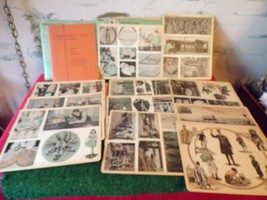 LOT of 4 Compton&#39;s Pictured Teaching Materials 1934-Great teaching tools - £27.26 GBP