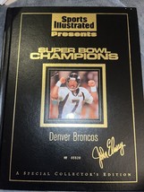 Sports Illustrated Denver Broncos Super Bowl Champions 1998 Hard Binder Summary - £14.70 GBP