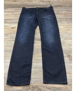 Mott &amp; Bow Mens Slim Jeans Size 38/34 (Actual 40x34) Denim Dark Wash - £30.50 GBP