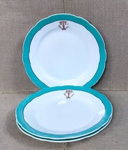 John Maddock And Sons Restaurant Ware Elegant Monogram CT Plates Scallop... - £22.07 GBP