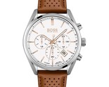 Hugo Boss orologio da uomo al quarzo HB1513879 cinturino in pelle quadra... - $125.58