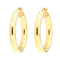 1-1/8&quot; Women&#39;s Earrings 10kt Yellow Gold 287263 - £109.38 GBP