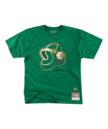 NWT mens small Mitchell &amp; Ness Seattle super sonics Midas gold foil tee - £26.08 GBP