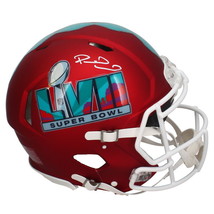 Patrick Mahomes Autographed Chiefs SB LVII Logo Authentic Speed Helmet Beckett - £1,845.27 GBP