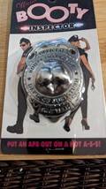 Funny Booty Inspector Badge Sex novelty collectible bachelor bachelorett... - £7.09 GBP
