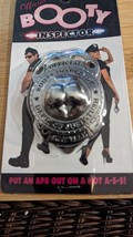 Funny Booty Inspector Badge Sex novelty collectible bachelor bachelorett... - £7.05 GBP