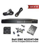 Lot 25 DELL EMC N3224T-ON 24X1G Rj-45 4X10G Sfp+ 2X100G L3 4GB 550W PSU ... - €9.191,31 EUR
