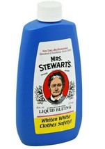 Mrs. Stewart&#39;s Concentrated Liquid Bluing Laundry Whites Whitener Stewart Blue - £13.74 GBP
