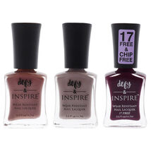 Wear Resistant Nail Lacquer Kit by Defy and Inspire for Women - 3 Pc Kit... - $16.49