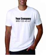 10 UNITS Custom Personalized T Shirt Tee Your Business Your Logo Unisex ... - $66.75