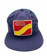 Conoco Patch Trucker Hat Vintage Ball Cap K Brand Products Snapback Blue... - $25.31 CAD