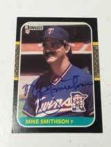 Mike Smithson Minnesota Twins 1987 Donruss Autograph Card #245 READ DESCRIPTION - £3.88 GBP
