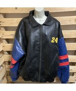 Jeff Gordon #24 Chase Authentic Nascar Mens Size XL Faux Leather Coat KG JD - $1,876.03 MXN