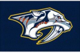 lw Nashville predators  NHL Hockey Logo Poster Art 12x8in Metal Sign Vin... - $24.74