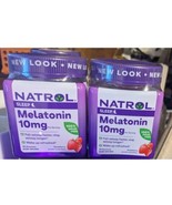 Pack of 2 - Natrol Melatonin 10 Mg Strawberry Flavor - 90 Gummies (180 T... - £15.56 GBP