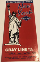 Vintage Gray Line Tours Brochure New York BRO11 - £5.41 GBP