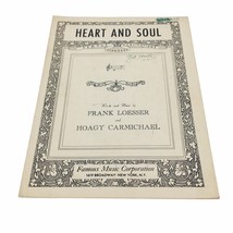 HEART AND SOUL-Vintage 1938 Sheet Music New York City USA - £11.25 GBP