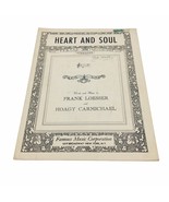 HEART AND SOUL-Vintage 1938 Sheet Music New York City USA - £11.10 GBP