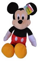 NWT Disney Just Play 19&quot; Classic Mickey Mouse Plush Stuffed Animal Doll ... - £16.22 GBP