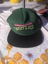 Teenage Mutant Ninja Turtles Snapback Hat, TMNT Movie Cap, Green Black Hat - £10.28 GBP