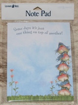 LEANIN TREE &quot;Some Days Just One Thing Top of Another~Note Pad 60 sheets~... - £6.10 GBP