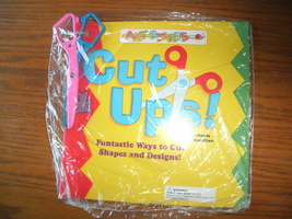 NEW Cut Ups! Art Starts by Elise Richards paperback includes safety scis... - $4.95