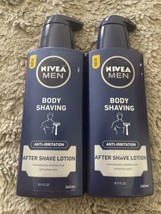 2X Nivea Men’s Body Shaving Anti-Irritation Soothing After Shave Lotion 8oz NEW - $56.09