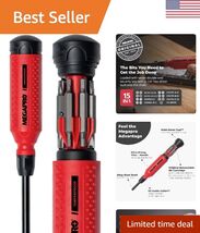 Security Screwdriver Set - 15 in 1 Multi-Bit Screwdriver With ¼” Hex Sha... - $82.43