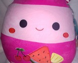 Squishmallows Jans the Fruit Punch Juice Pouch 14&quot; NWT - £25.70 GBP