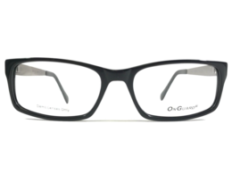 OnGuard OG-143 Safety Eyeglasses Frames Black Grey Rectangular Z87-2+ 51-18-135 - £48.43 GBP