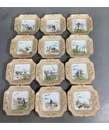 Set of 12 Vintage Months Of The Year Hand Painted Bowls - $34.65