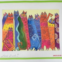 Danji Laurel Burch LB-129 Santa Fe Felines 17x12 Needlepoint Canvas Cats, 18 Ct - $215.00