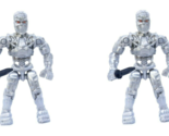 Mega Construx Terminator Genisys T-800 Endoskeleton Figure Lot x2 - £20.40 GBP